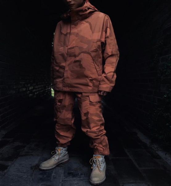 

2022 mens hoodie fashion new brand hip hop jackets camouflage color design imported embroidery details perfect removable badge3034900, Black;brown