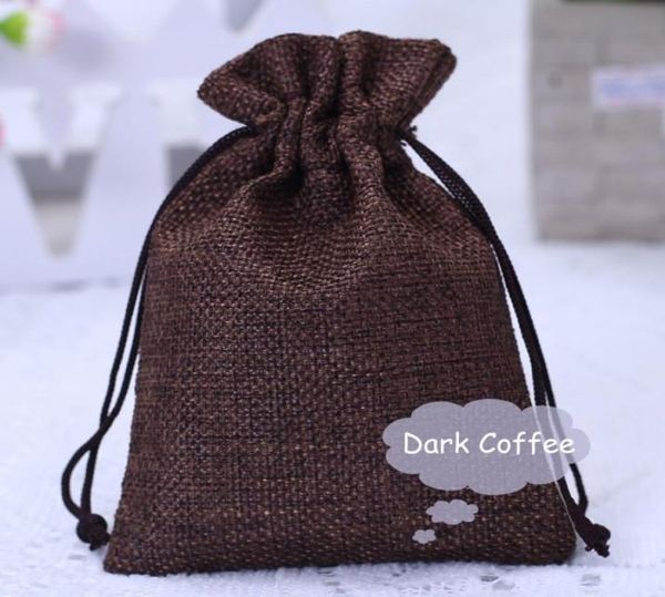 

50pcs burlap bags with drawstring gift jute bags included cotton lining size 67quotx9quot 17x23cm4203467, Pink;blue