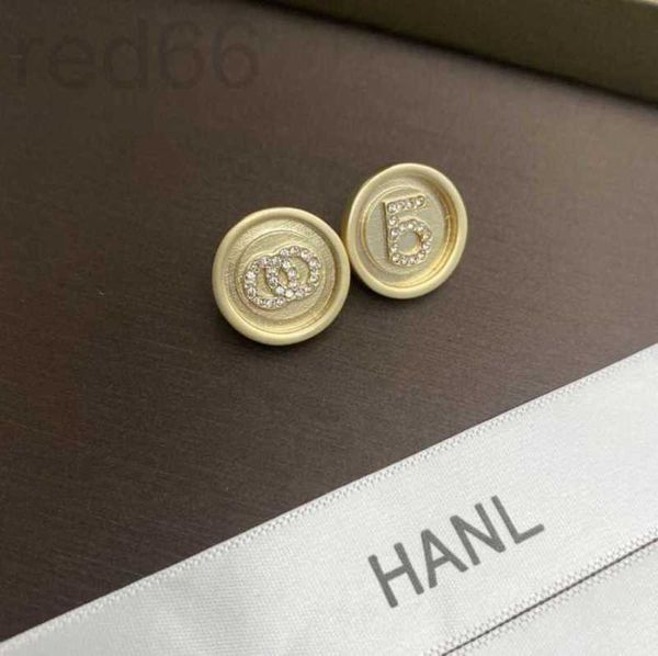 

charm designer new xiaoxiang scenery body gold inlaid diamond drop glaze 925 silver needle long geometric independent packaging women's, Golden