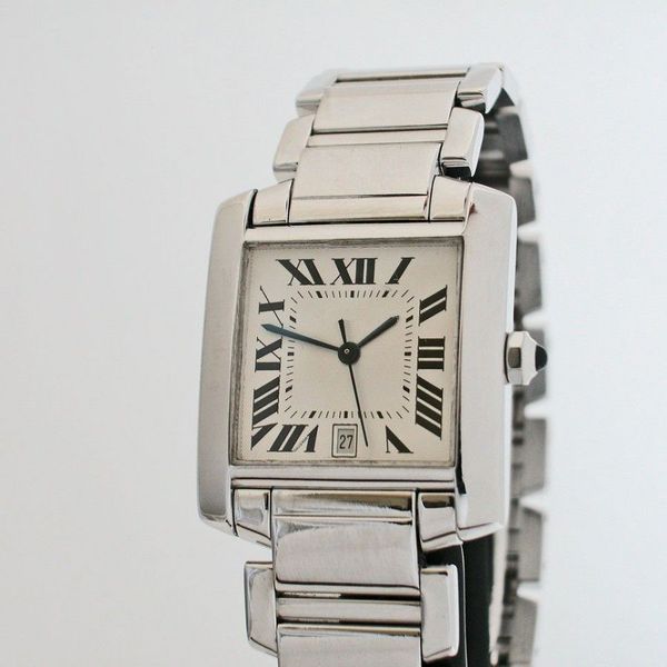 

luxury couple watch mens womens stainless steel band men's japan quartz steel fashion style wristwatch, Slivery;brown