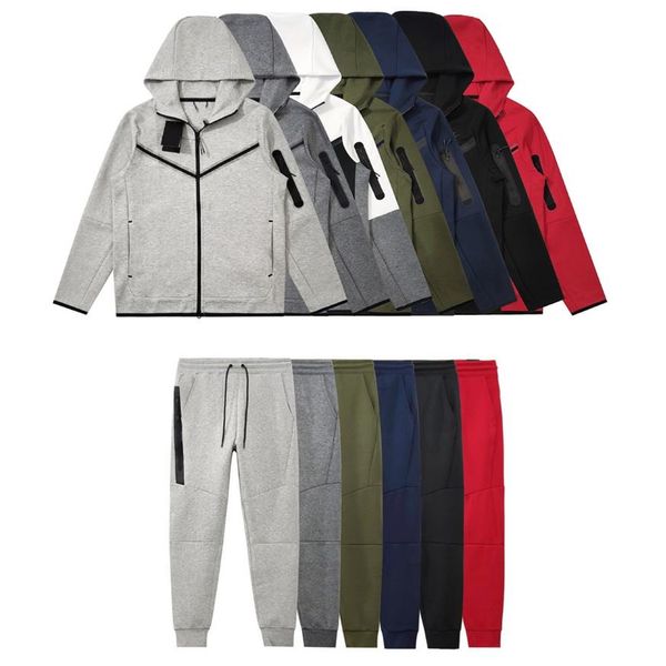 

mens tracksuits woman thick designer pant tech fleece hoodies sports pants jogger trousers bottoms techfleece tracksuit simple sty261t, Black