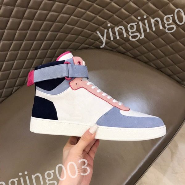 

new designer woven lace-up shoes style sneaker embossed leather sneakers mens womens calfskin shoe rubber platform sole rd0901, Black