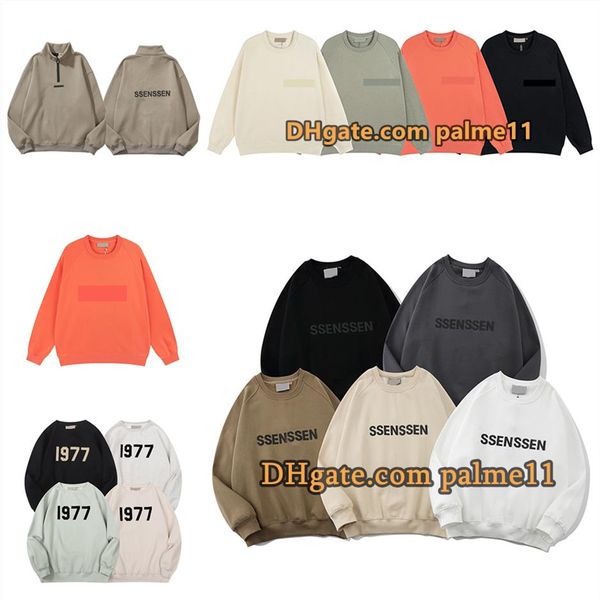 

mens sweatshirts designer sweater hoodies letter decoration pullover classic casual bottom shirt black round neck streetwear s288g