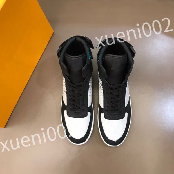 

luxury brand designer men women casual shoes triple white black gomma sneakers leather sneaker platform trainers shoes rd0901