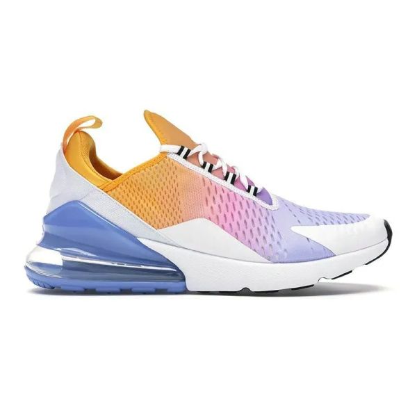 

2023 270s running shoes men women trainers triple red black volt university blue rainbow metallic gold usa mens womens outdoor sports walkin