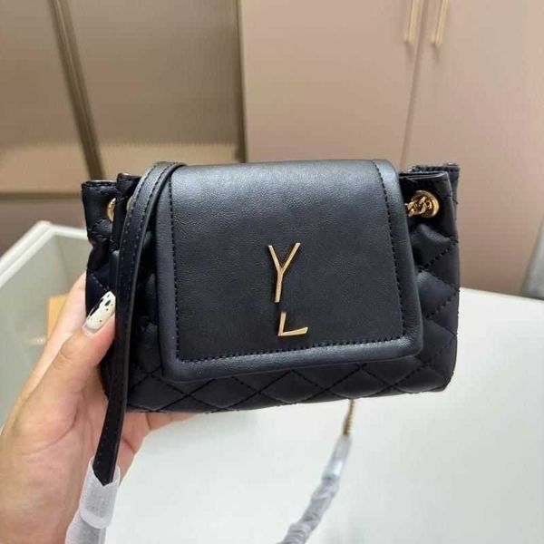 

high-end designer shoulder bag women's handbag tote wallet ys leather lingle flip handheld luxury chain skew mini shopping bag