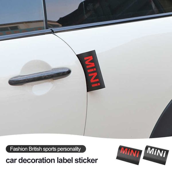 

stickers for mini cooper r55 r56 r57 r58 r59 r60 r61 f54 f55 f56 f57 f60 auto door frame sticker tag hangtag car trunk decoration r230812