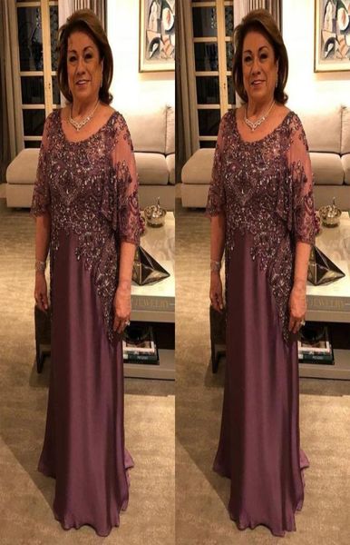 

2020 wedding party mother of the bride dresses with beaded lace applique half sleeves evening gowns plus size prom dress5941465, Black;red