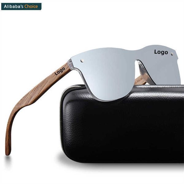

oem china wholesale custom selling wooden sunglasses 2024 custom polarized mirror wood sunglasses bamboo for unisex, White;black