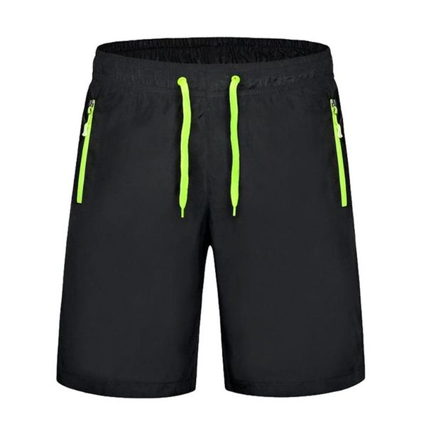 

new men's spring and summer solid color beach pants zipper pocket elastic band swim trunks sports swimwear #yl1269o