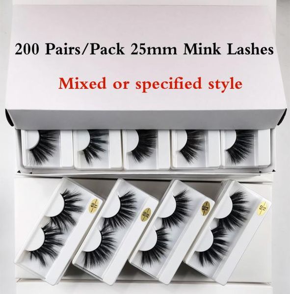 

whole 25mm lashes 3050100200 pairs 25 mm false eyelashes thick strip mink lashes bulk makeup dramatic long mink eyelashes c4927009