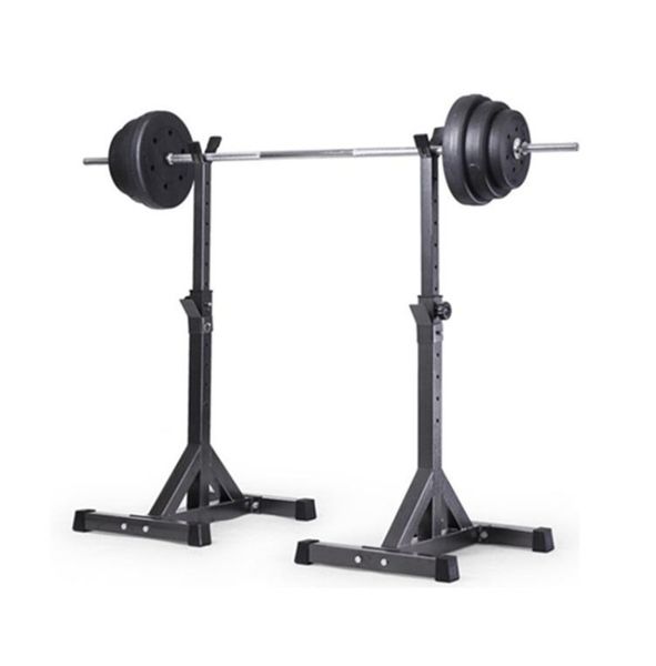 

new2pcs adjustable rack standard solid steel squat stands barbell3030168