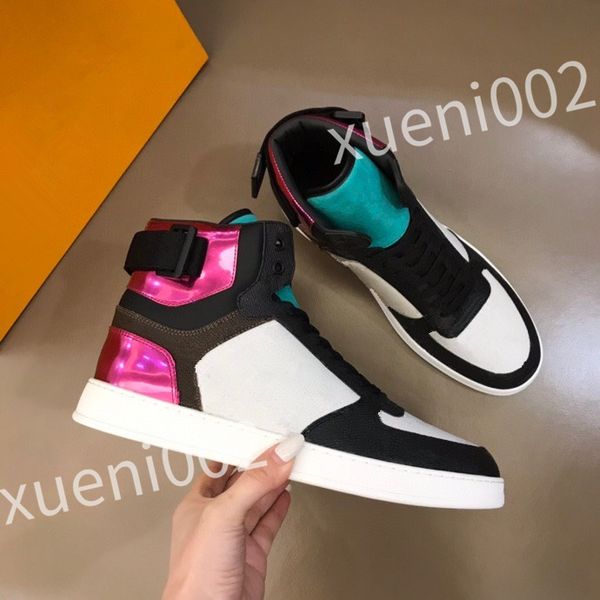 

2023 new luxury brand designer men women casual shoes triple white black gomma sneakers leather sneaker platform trainers shoes rd0901