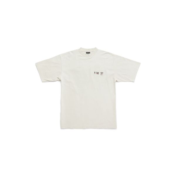 

designer famous mens t shirt letter print round neck short sleeve black white fashion men women tees#69, White;black