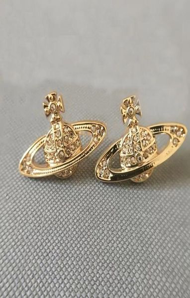 

luxury fashion charm earrings female designer design ladies premium earring 18 k gilded diamond earrings party wedding engagement 5104926, Golden
