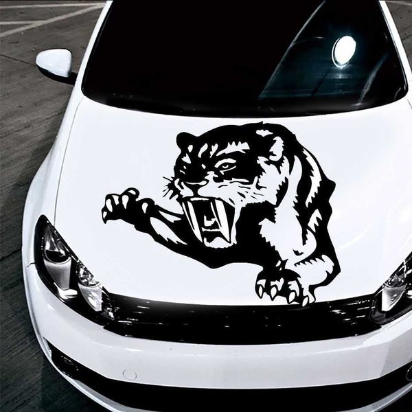 

car stickers ck3349# various sizes vinyl sticker saber-toothed tiger waterproof removable decal self-adhesive car auto stickers r230812