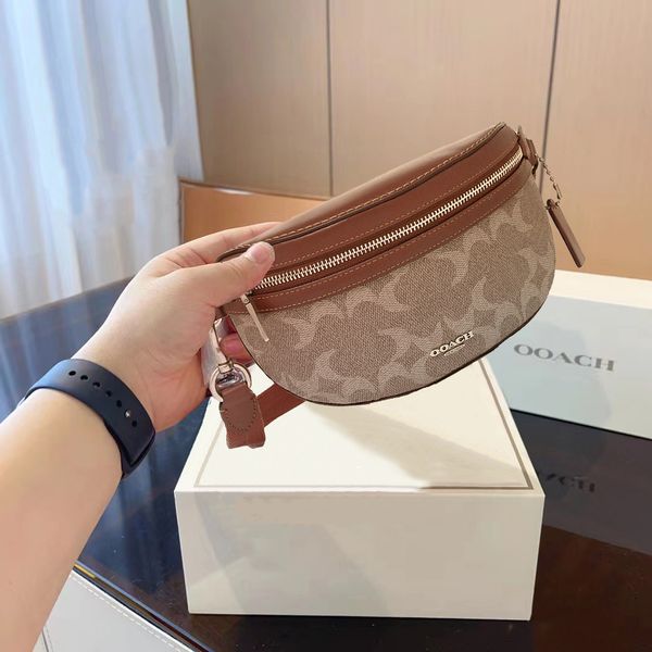 

luxury mens vacation chest bum bag city fanny pack totes clutch bags 7a quality genuine leather bumbag designer cross body handbag classic w