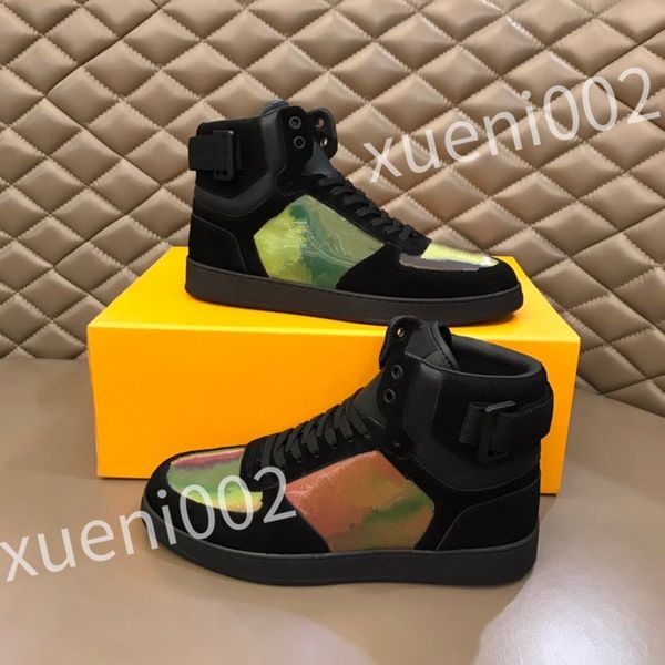 

2023 new luxurys vintage casual shoes calfskin reflective sneaker designer mens women sneakers channel women's city size 35-44 rd0901, Black