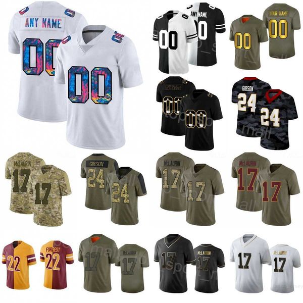 

men football 13 emmanuel forbes jerseys 24 antonio gibson 4 curtis samuel 41 jonathan williams 17 terry mclaurin 8 brian robinson jr 1 jahan, Black;red