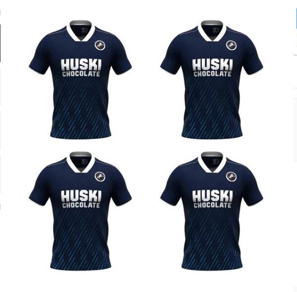 

23 24 millwall cresswell honeyman mens soccer jerseys home away 3rd saville cooper flemming malone bradshaw football shirt g. saville c. cre, Black;yellow