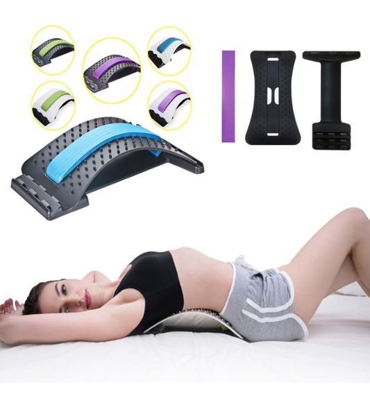

accessories 1pcs back stretcher support spine pain relief care relax lumbar retractor waist strain massager4966662