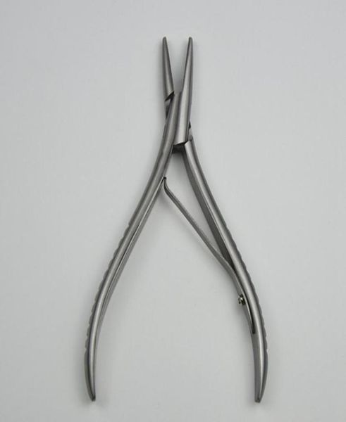 

flat shape with tooth stainless steel hair extension pliers multifuncti tools plier for hairs extenedhair 180mm 10538318948