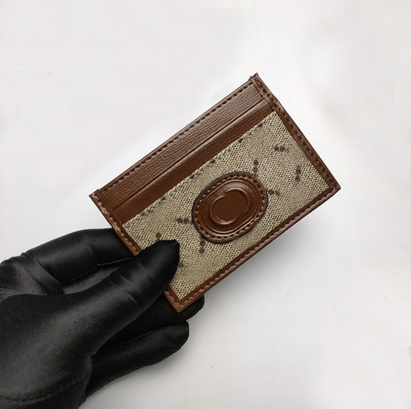

luxury designer wallets men women ophidia zipper cion purse fashion marmont short card holder high-quality double letter mark mini clutch 00, Red;black
