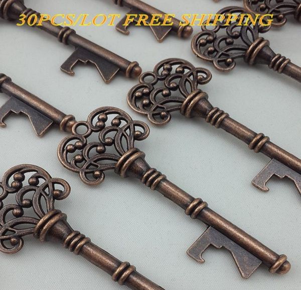 

30pcslot wedding decoration gift of vintage flower key bottle opener wedding and party favors and wedding suppliers 8883431