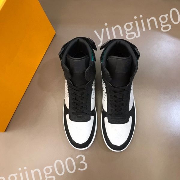 

luxurys designer woven lace-up shoes style sneaker embossed leather sneakers mens womens calfskin shoe rubber platform sole rd0901, Black