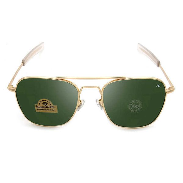 

export trend new sunglasses men's ao metallic glass box sunglasses, White;black