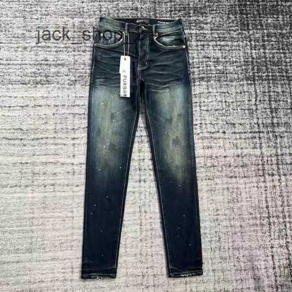 

women jeans designer purple brand high street retro paint spot slim feet micro elastic men hip-hop fashion zipper hole plus size 9zdw 5 9abt, Blue