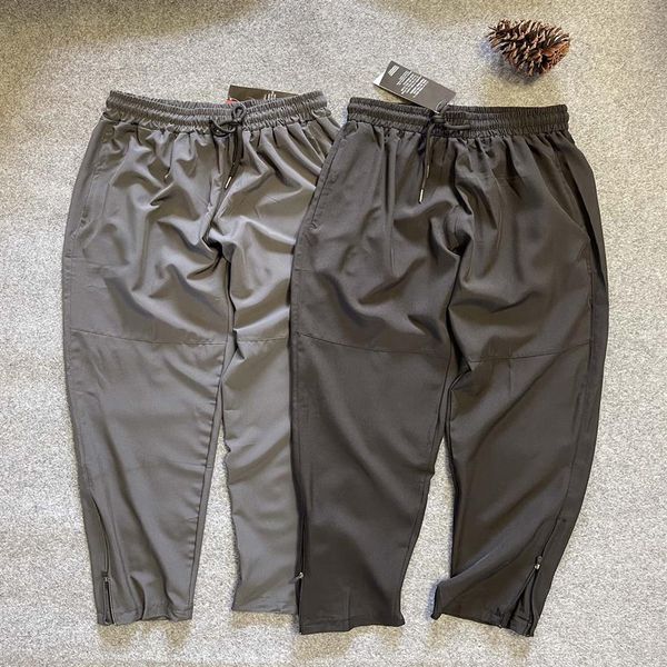 

2022 mens track pants retro sports joggers trousers dirt resistant laser reflective color triangle training fitness quick-drying p300r, Black