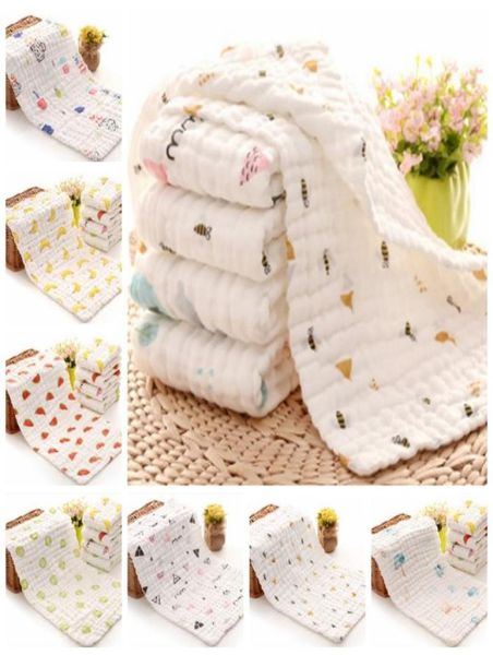 

baby towels 100 cotton gauze newborn burp cloths muslin baby face towels baby bath wrap infant boys girls washcloth 17 designs 102197170