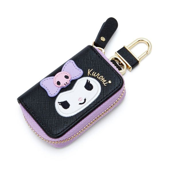 

new style rabbit dog kuromi wallet keychain bag pendant girls coin bags women key wallets children cute cartoon mini coin purse 2401, White