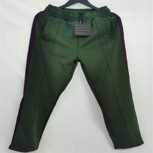 

men's and women's pants side rainbow stripe wide straight casual pants268l, Black