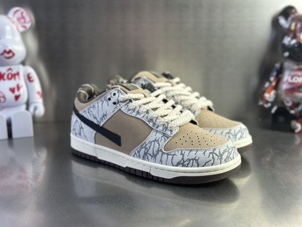 

2023 new arrived ts collaboration skates shoes dnks low prm qs black parachute beige men women designer sneakers