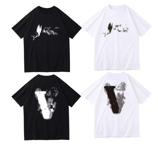 

new fashion selling men's short fashion design smoke big short sleeve t-shirt men's and women's tee, White;black