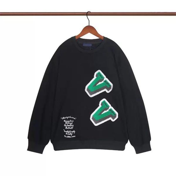 

23men's sweatshirts designer sweater pullover clothing high-quality round neck long sleeve outdoor casual street sweater coat237s, White;black