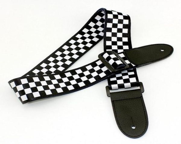 

blackandwhite lattice strap acoustic electric guitar bass strap musical instruments accessories7043814