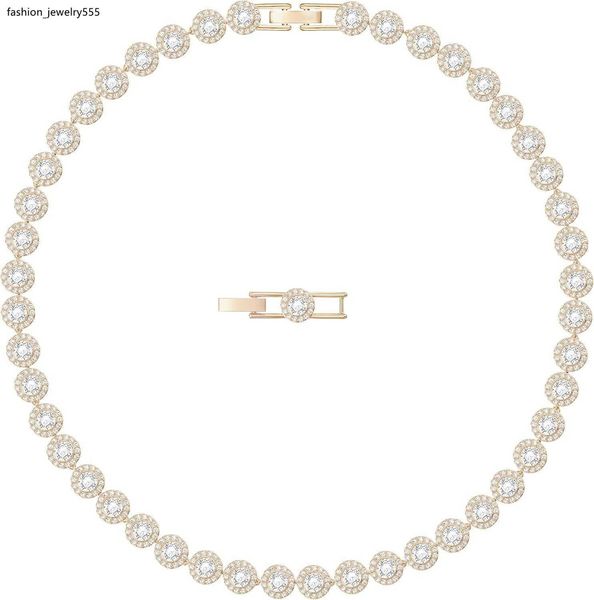 

strands strings swarovski women's angel crystal jewelry collection, Black