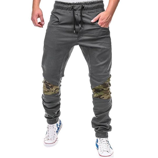 

spring summer men's pants casual elastic waist slim fit long trousers fashion male sweatpants cargos pantalones hombre214l, Blue