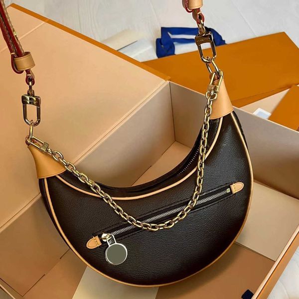 

ladies fashion designe luxury vintage loop bag shoulder bags handbag saddle bagss 5a m81098 crossbody purse pouch