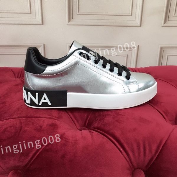 

luxury designer casual shoes white black fashion mens leather breathable shoe open low sports sneakers hc210801