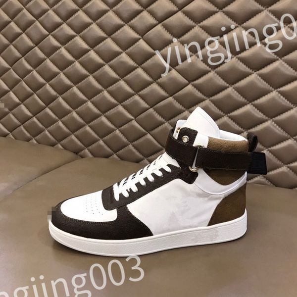 

designer woven lace-up shoes style sneaker embossed leather sneakers mens womens calfskin shoe rubber platform sole rd0901, Black