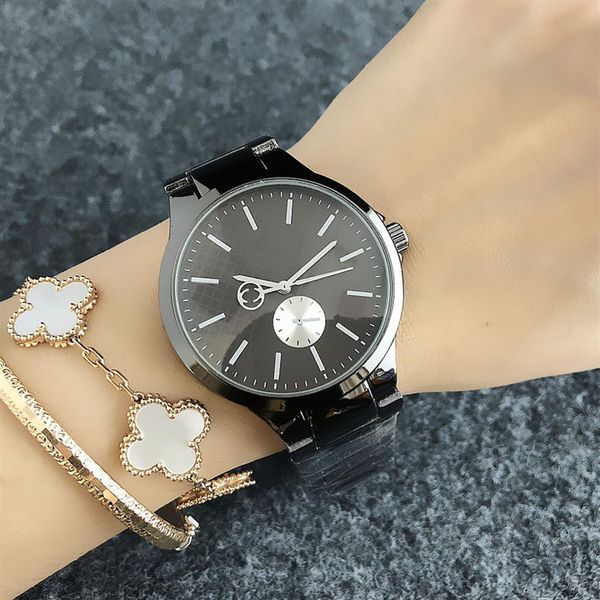 

brand quartz wrist watch for women lady girl with metal steel band watches g442681, Slivery;brown