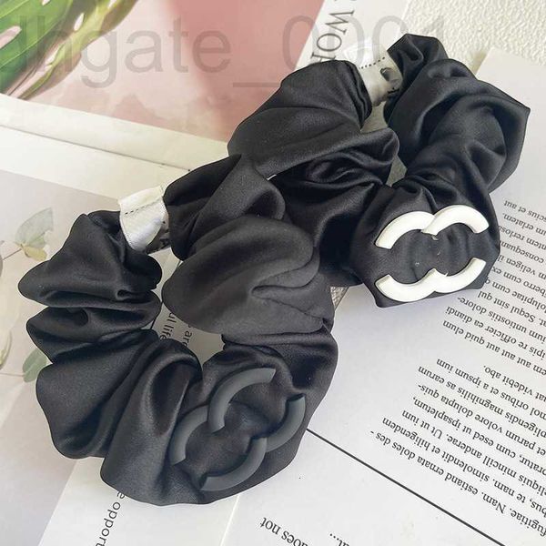 

hair rubber bands designer light luxury, simple and high-end, small fragrance, large intestine, french lazy new milk silk hair accessories,, Pink