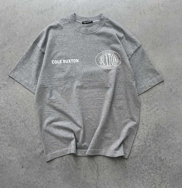 

men's t-shirts summer spring loose green gray white black cole buxton t shirt men women classic slogan print 236