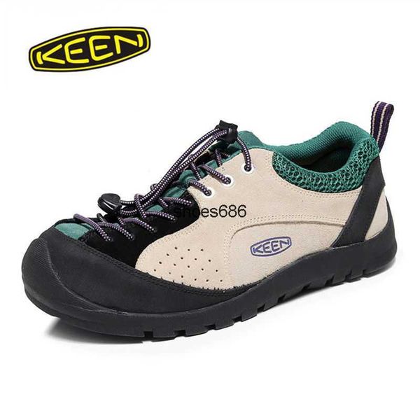 

keens cohen jasper rocks mountaineering shoes outdoor sports leisure hiking shoes anti slip, Black