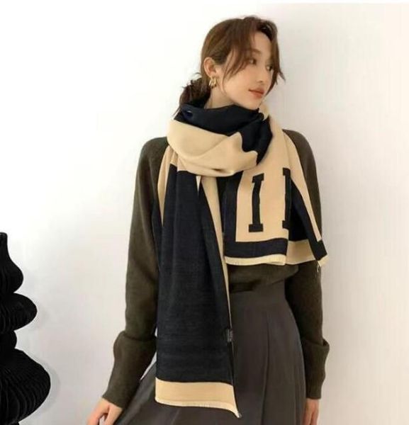 

Echarpe Scarf Hijab Scarf Winter Pashmina for Designers Warm Scarfs Fashion Classic Women Imitate Cashmere designer scarf s