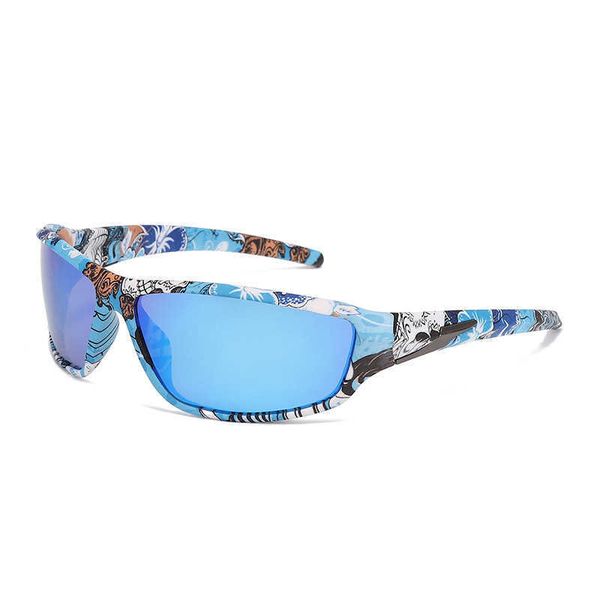 

men's sports polarized outdoor cycling uv resistant sunglasses box camouflage frame sun, White;black